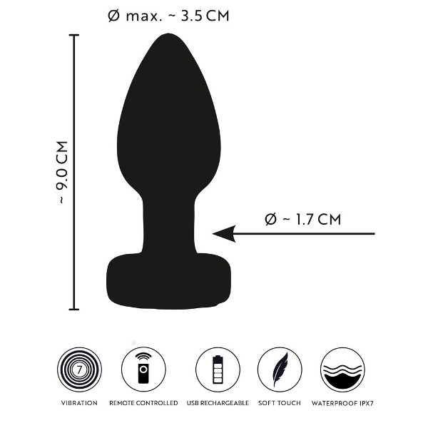 Σφήνες - Anos Flashing - Σφήνα με Δόνηση Μαύρη 7εκ