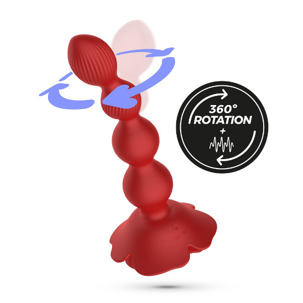Anal Toys - Rosaline Rotating Remote - Σφήνα Κόκκινη 14.5εκ Anal Toys - Rosaline Rotating Remote - Σφήνα Κόκκινη 14.5εκ