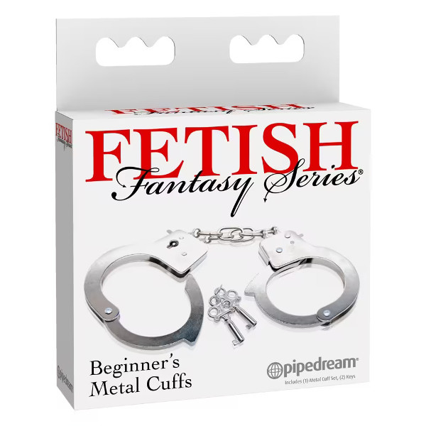 Bdsm - FF Beginners Metal Handcuffs Silver with keys