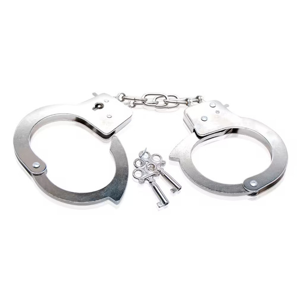 Bdsm - FF Beginners Metal Handcuffs Silver with keys