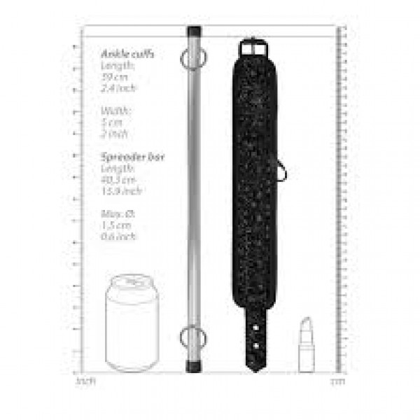 Bdsm Spreader Bars - Ouch Luxury Spreader Bar SIlver