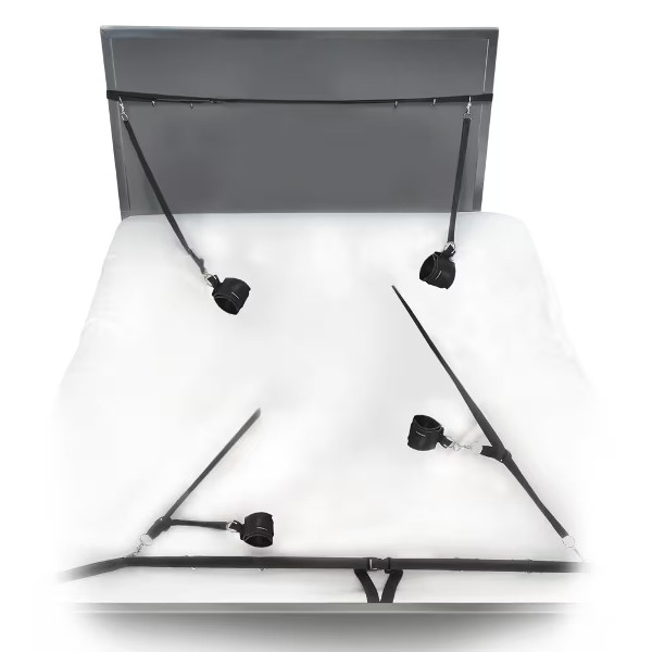 Bdsm - FF Ultimate Bed Restraint System - Ιμάντες Μαύροι