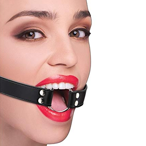 Bdsm Ring Mouth Gags - Ouch Ring Gag XL Black