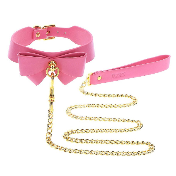 Bdsm Toys - Taboom Malibu Collar and Leash Pink