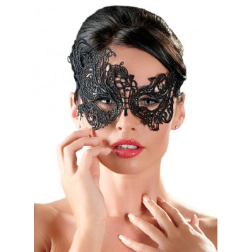 Cottelli Masks Εmbroidery - Μάσκα Μαύρη