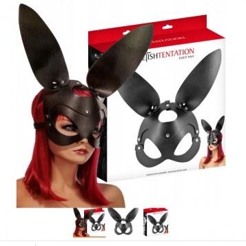 Fetish Tentation Rabbit - Μάσκα Προσώπου Μαύρη