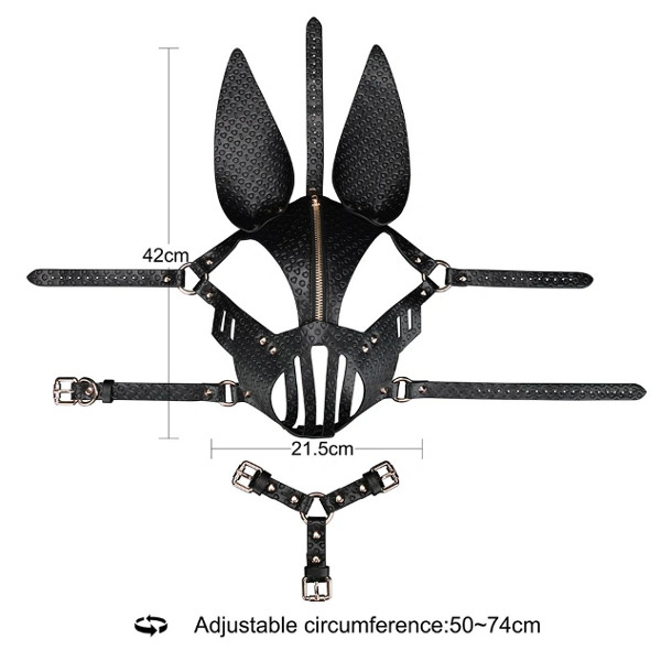 Fullface Μάσκες - Rebellion Reign Dark Bunny - Μάσκα Μαύρη