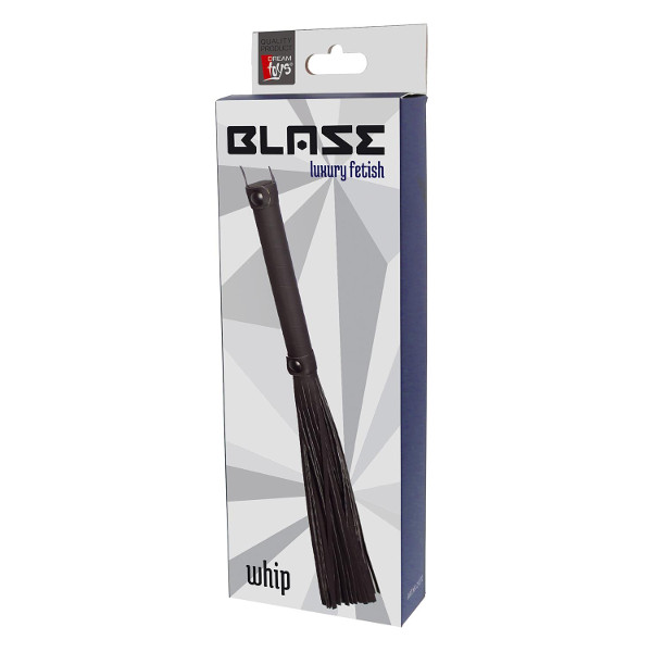 Μαστίγια Bdsm - Blaze - Μαστίγιο με Κρόσια Μαύρο