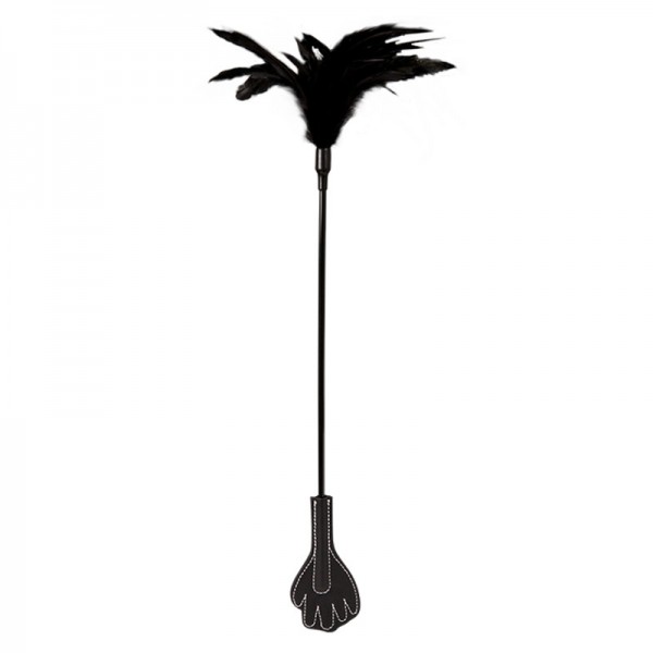 Sex Whips - Guilty Pleasure - GP Feather Crop Black