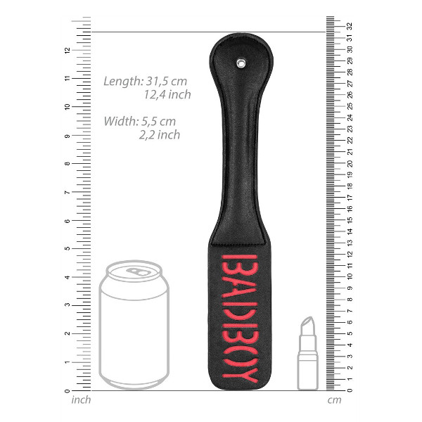 Sex Paddles - Ouch Bad Boy Paddle Black Red