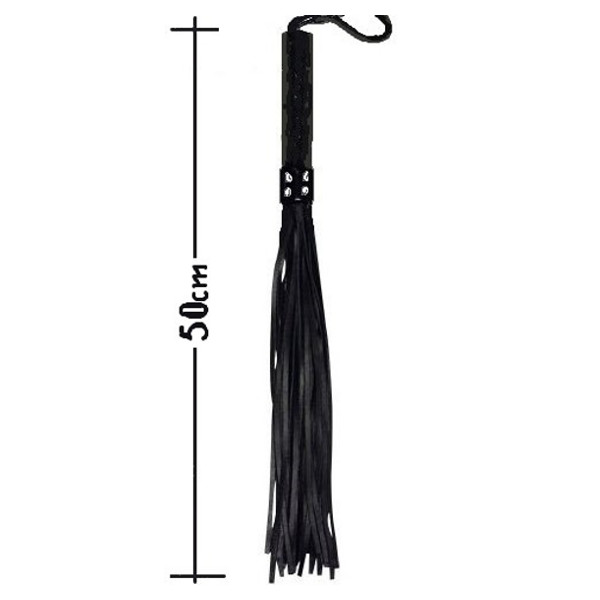 Sex Whips - Skaz Leather Whip 2002065 Black