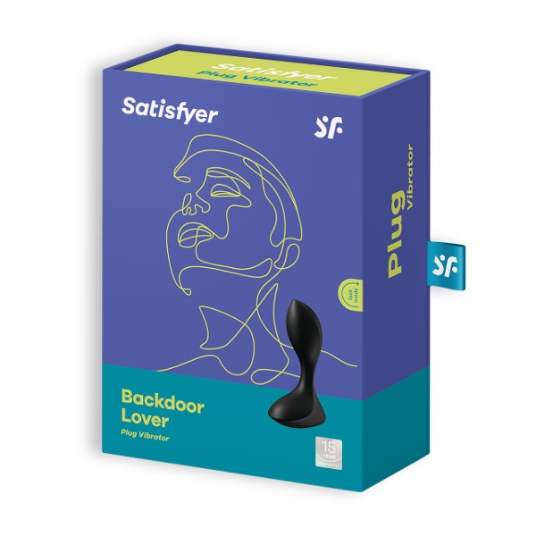 Anal Vibrators - Satisfyer Backdoor Lover Anal Vib Black Anal Vibrators - Satisfyer Backdoor Lover Anal Vib Black