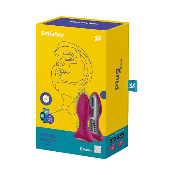 Δονητές Πρωκτού - Satisfyer Rotator Plug 2+ App - Φούξια 12.8εκ Δονητές Πρωκτού - Δονητές Πρωκτού - Satisfyer Rotator Plug 2+ App - Φούξια 12.8εκ