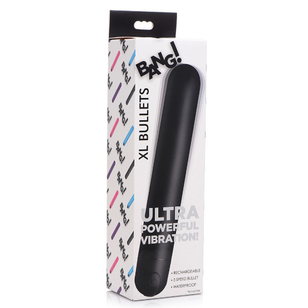 Κλασικοί - Xr Brands XL Bang - Κλασικός Δονητής Μαύρος 18εκ