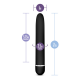 Waterproof Luxury Vibrator - Rose Luxuriate Black