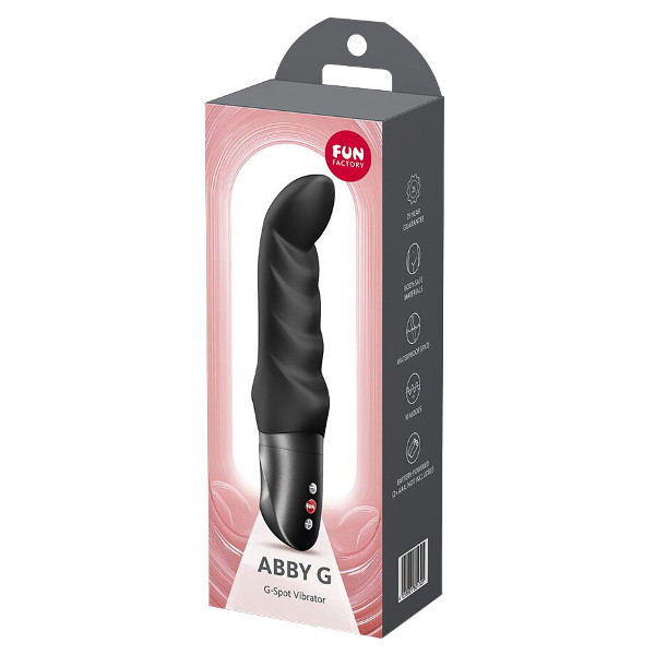 G-spot Vibs - Fun Factory Abby G Vibrator Black G-spot Vibs - Fun Factory Abby G Vibrator Black