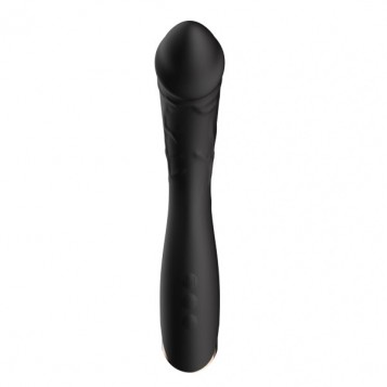Guilty Toys Velvet Curve G - Δονητής Mαύρος 13.5εκ