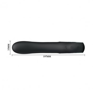 Pretty Love Alston G-spot - Δονητής Μαύρος 19.5εκ