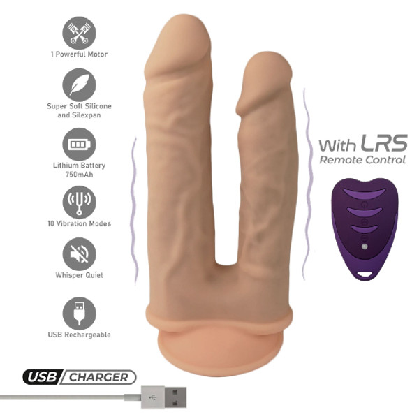 Sex Toys - Silexd Double - Διπλός Δονητής Φυσικός 15/13εκ