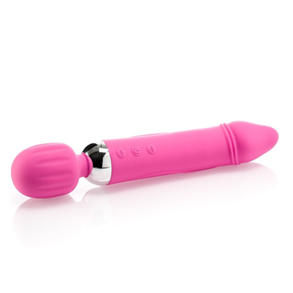 Double Vibrators - Realistic Double Fun Vibrator Pink