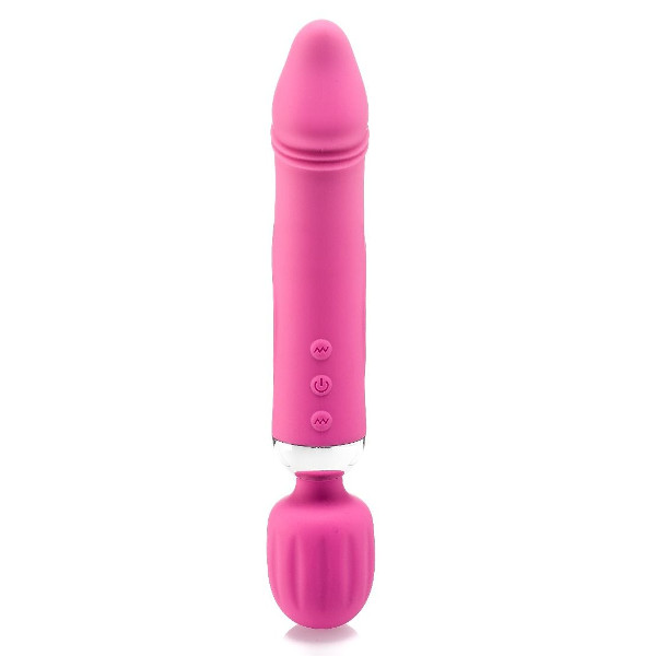 Double Vibrators - Realistic Double Fun Vibrator Pink