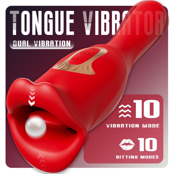 Δονητές - Std Tongue Kissing - Δονητής Γλώσσα Ροζ 22εκ Δονητές - Std Tongue Kissing - Δονητής Γλώσσα Ροζ 22εκ