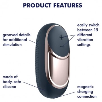 Satisfyer Dark Desire - Μίνι Δονητάκι Μπλε