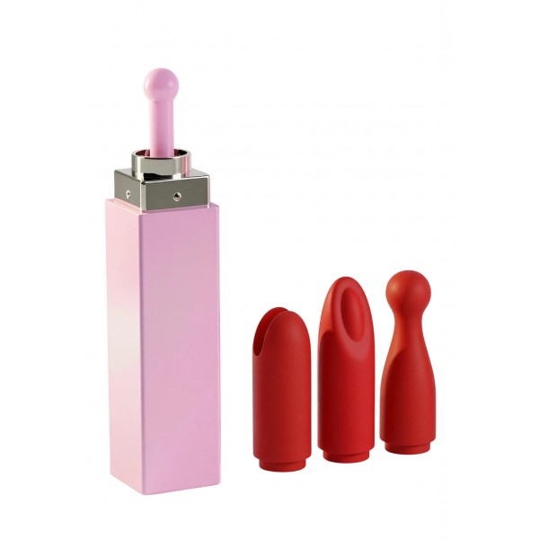 Xocoon Sealed With A Kiss Lipstick Vibe Stimulator Pink Xocoon Sealed With A Kiss Lipstick Vibe Stimulator Pink