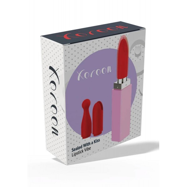 Xocoon Sealed With A Kiss Lipstick Vibe Stimulator Pink Xocoon Sealed With A Kiss Lipstick Vibe Stimulator Pink
