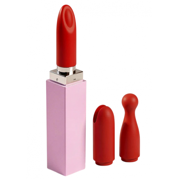 Xocoon Sealed With A Kiss Lipstick Vibe Stimulator Pink Xocoon Sealed With A Kiss Lipstick Vibe Stimulator Pink