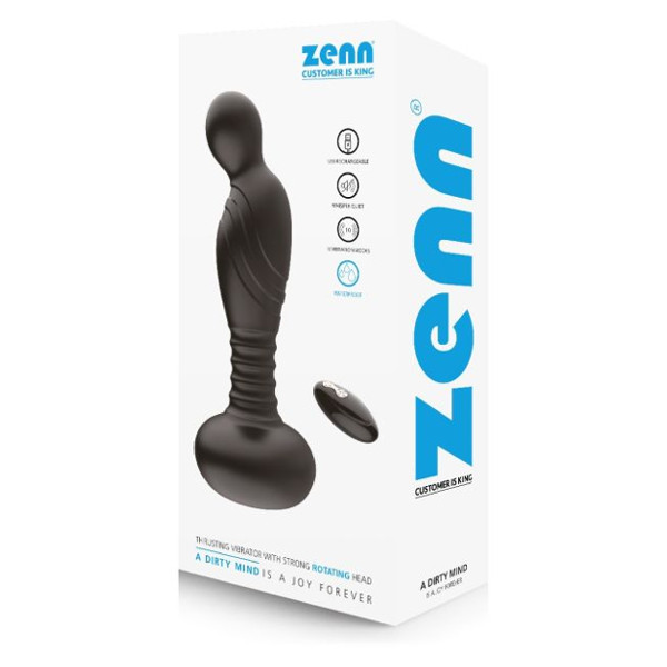 Δονητές - Zenn Wireless Τhustring - Δονητής Μαύρος Δονητές - Zenn Wireless Τhustring - Δονητής Μαύρος