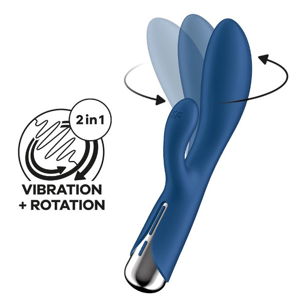 Rotating Vibrators - Satisfyer Spinning Rabbit 1 Blue