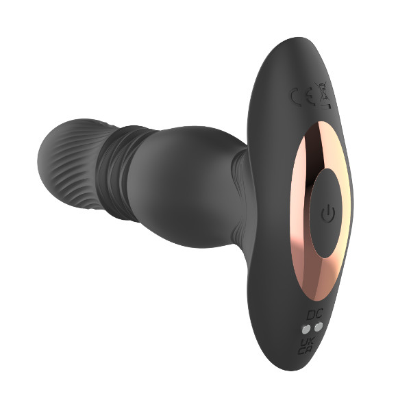 Thrusting Vibs - Zenn Wireless Anal Thust Vibrator Black