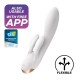 Rabbit Vibrators - Satisfyer Double Flex Vib App White