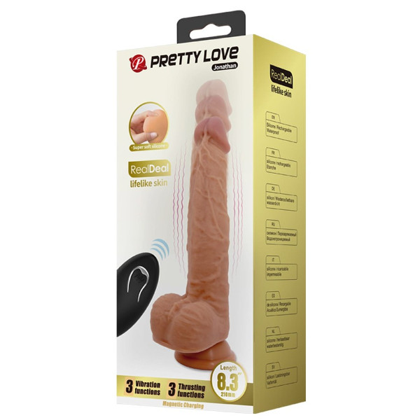Δονητές - Pretty Love Jonathan Thrusting - Δόνητης Φυσικός 21εκ