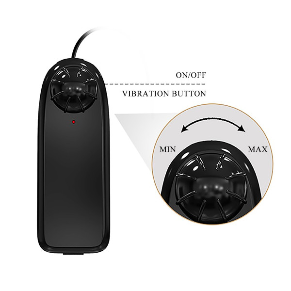 Realistic - Baile Bahamut 8.1inch Vibrator Flesh