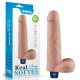 Realistic Vibs - Lovetoy Real Softee 9 Vibrator Flesh