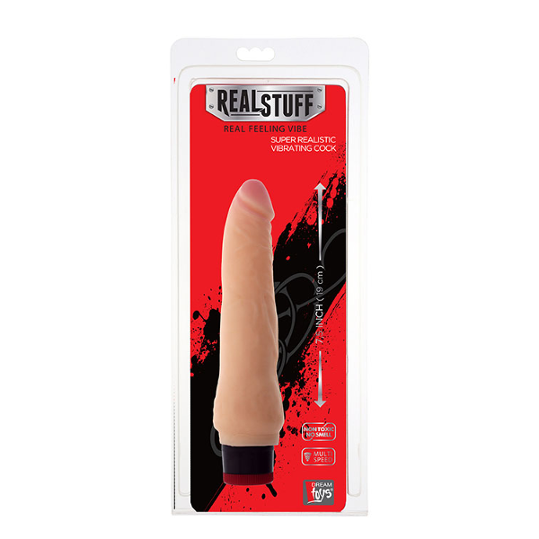 Realstuff 7.5inch Vibrator Flesh