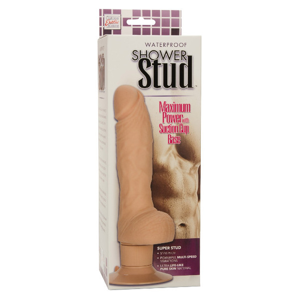 Realistic Vibrators - Shower Stud Super Stud Vib Flesh Realistic Vibrators - Shower Stud Super Stud Vib Flesh