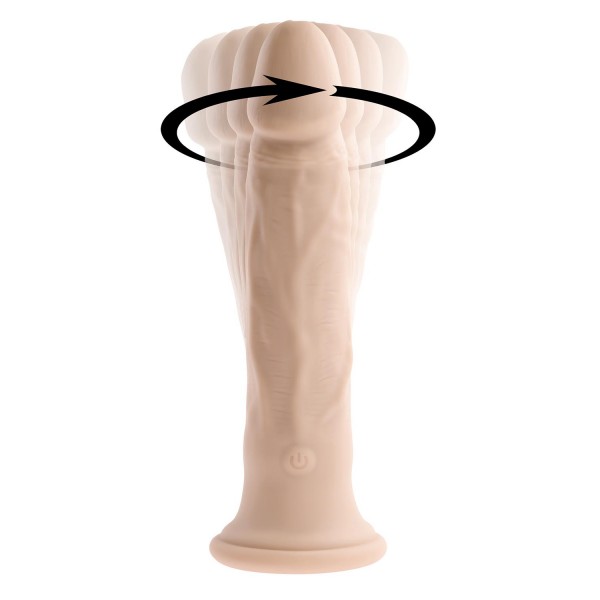 Vibs - Evolved Twirl Jam 9.25 Inch Light Flesh Vibs - Evolved Twirl Jam 9.25 Inch Light Flesh