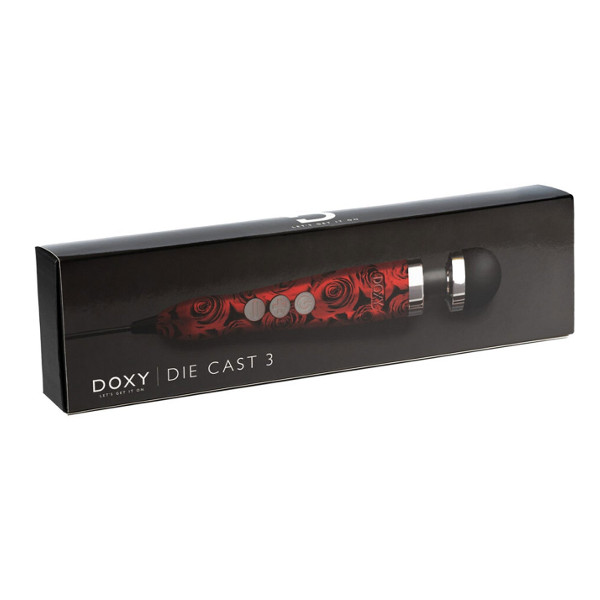 Δονητές - Doxy Die Cast 3 - Δονητής Μασάζ Τριαντάφυλλο 28εκ