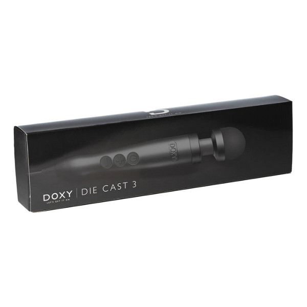 Δονητές - Doxy Die Cast 3 - Δονητής Μασάζ Μαύρος 28εκ