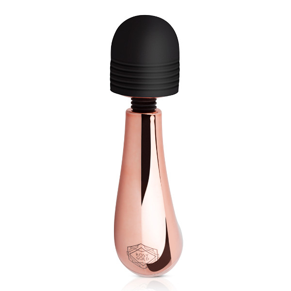 Massagers - Rosy Gold Nouveau Curved Massager Rose Massagers - Rosy Gold Nouveau Curved Massager Rose
