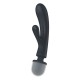 Vibs - Satisfyer Triple Lover Wand Vibrator Black 9.5cm Vibs - Satisfyer Triple Lover Wand Vibrator Black 9.5cm