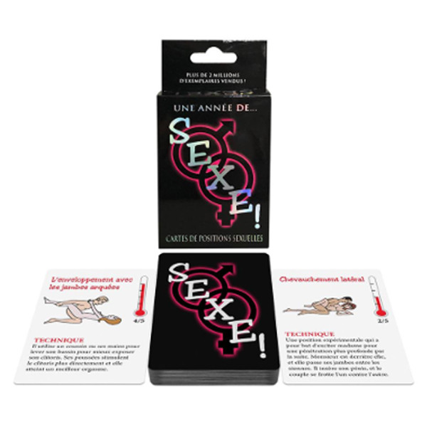 Board Games - A Year of Sex Sexual Position Cards French