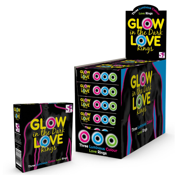 Funny Gifts - Glow in the Dark Love Rings