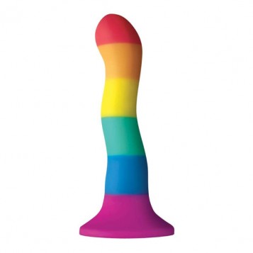 Colours Pride 6inch Wave - Dildo Πολύχρωμο 19εκ
