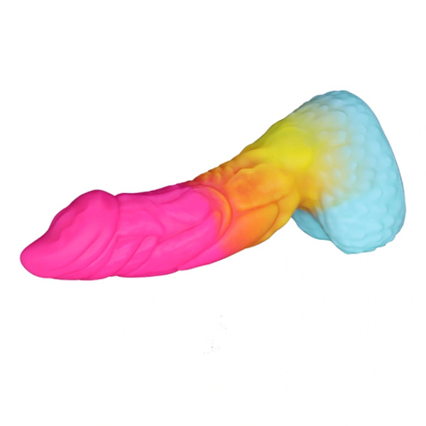 Dildo - Passion Labs Fantasy No61 - Dildo Πολυχρωμο 16εκ