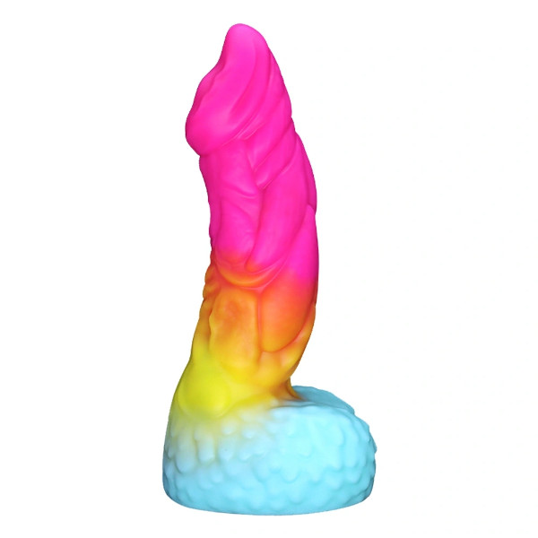 Dildo - Passion Labs Fantasy No61 - Dildo Πολυχρωμο 16εκ