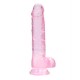 Realrock 8inch Jelly Dildo - Ομοίωμα Ροζ 21εκ